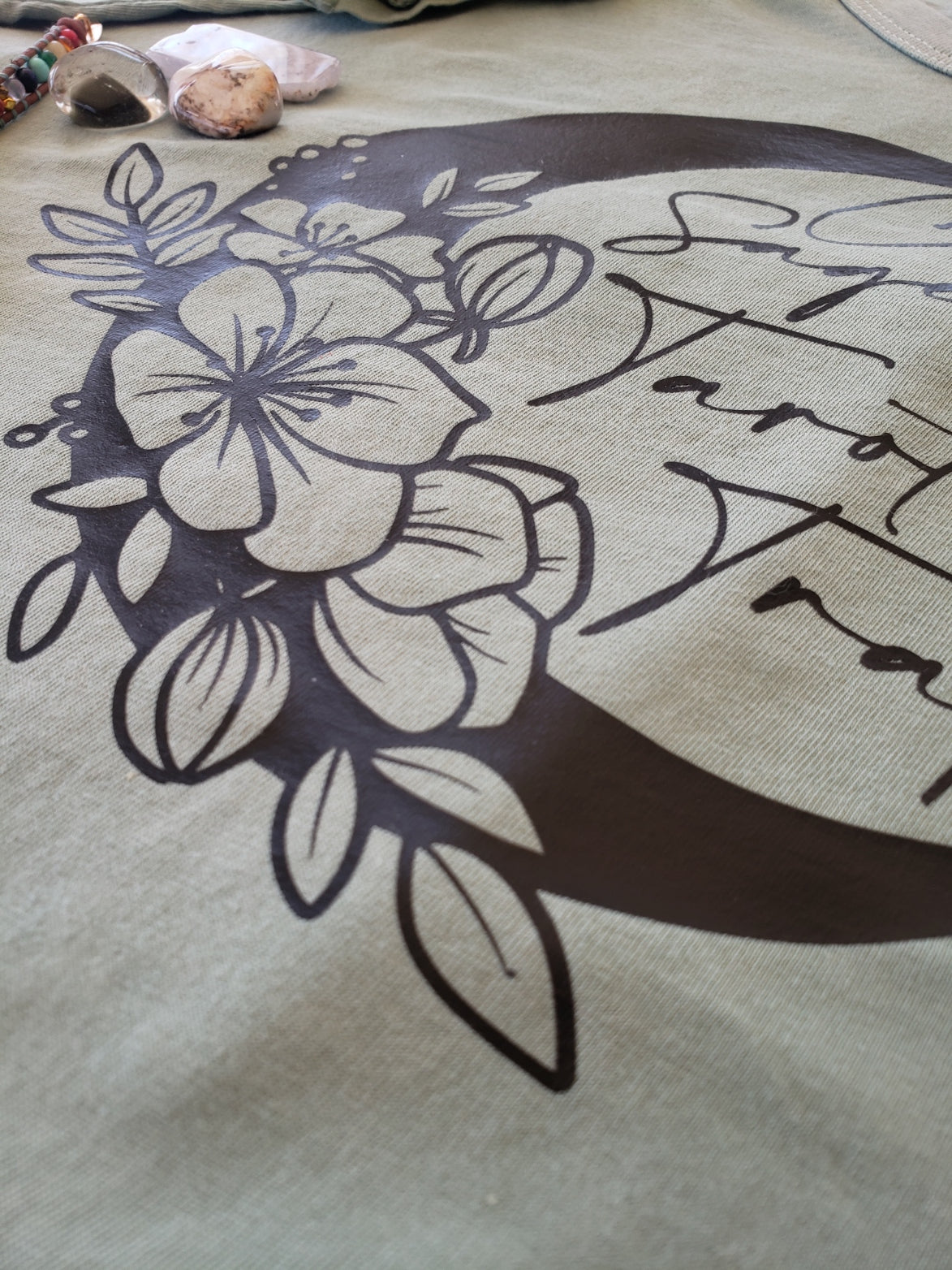 Crystals, Sage, Tarot, & Trap Tee